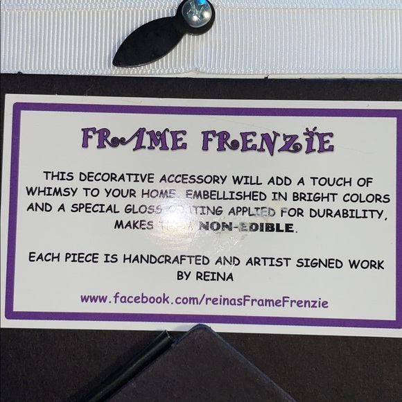 Frame Frenzie “Lollipop Kid” colorful, whimsical candy frame for 4” x 6” photo - Picture 3 of 5